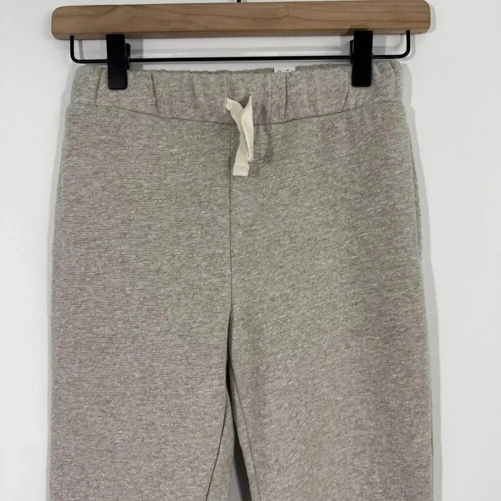 The Children’s Place Boy’s Size Medium 7/8 Beige Brown Fleece Jogger Pants New